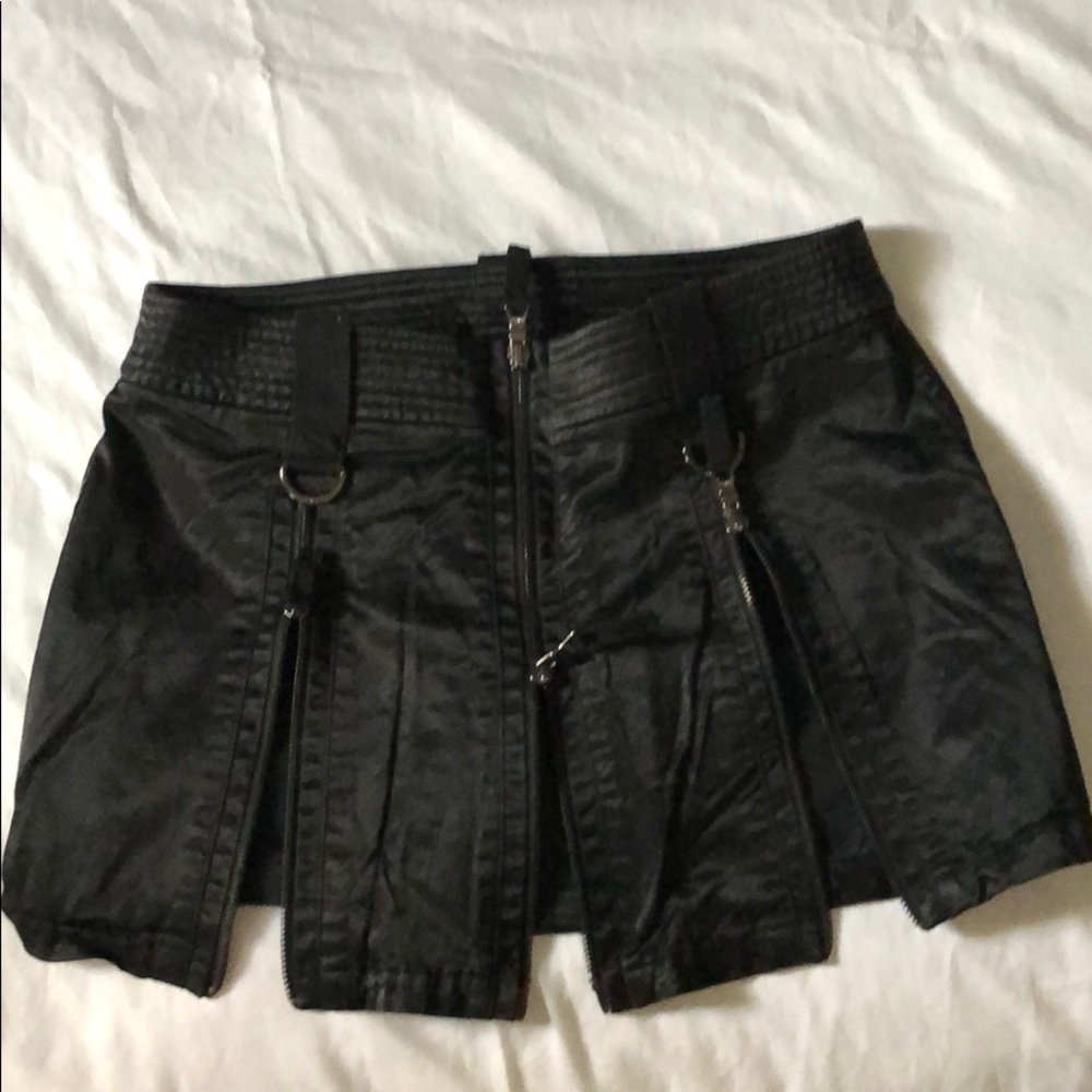 Guess rocker black mini skirt